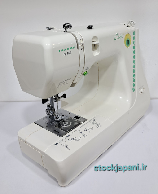 چرخ خیاطی ژانومه مدل660 طرحN-305 استوک