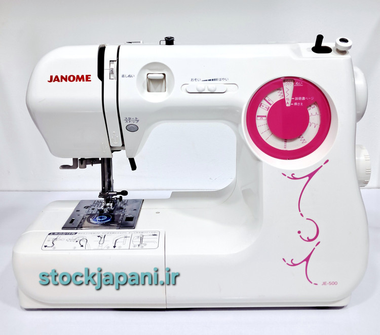 چرخ خیاطی ژانومه مدل۶۶۴ طرحJE-500 استوک