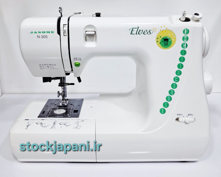 چرخ خیاطی ژانومه مدل660 طرحN-305 استوک