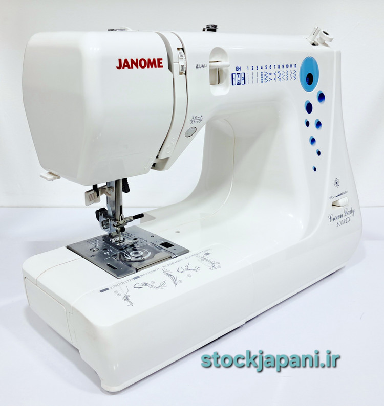 چرخ خیاطی ژانومه مدل660 طرح3008EX استوک