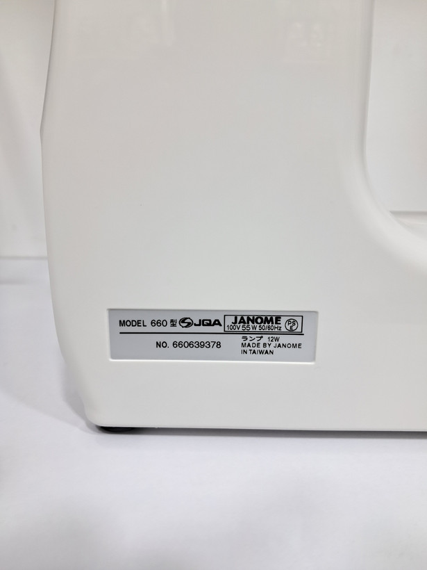چرخ خیاطی ژانومه مدل660 طرح3008EX استوک
