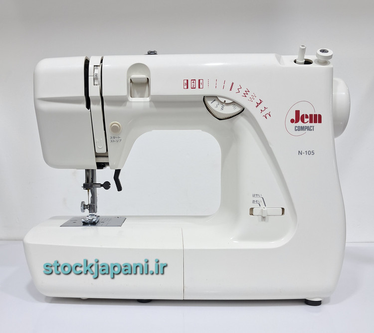 چرخ خیاطی ژانومه مدل639 طرحjem N-105 استوک