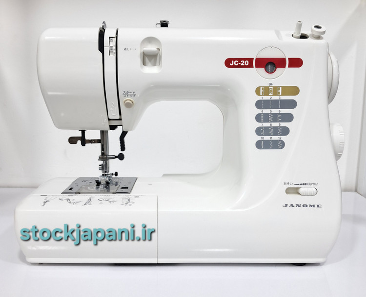 چرخ خیاطی ژانومه مدل660 طرحJC-20 استوک