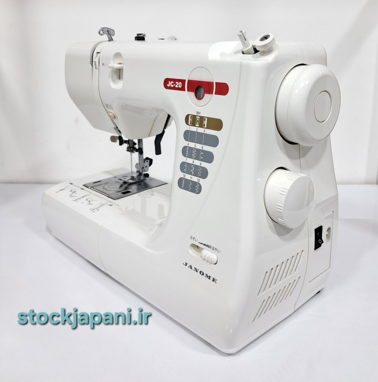 چرخ خیاطی ژانومه مدل660 طرحJC-20 استوک