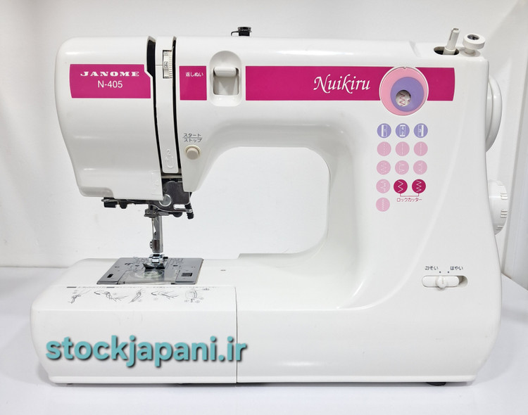 چرخ خیاطی ژانومه مدل660 طرحN-405 استوک