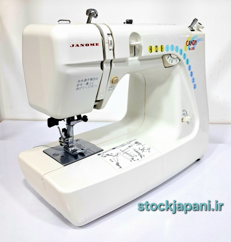 چرخ خیاطی ژانومه مدل639 طرحN-205 استوک