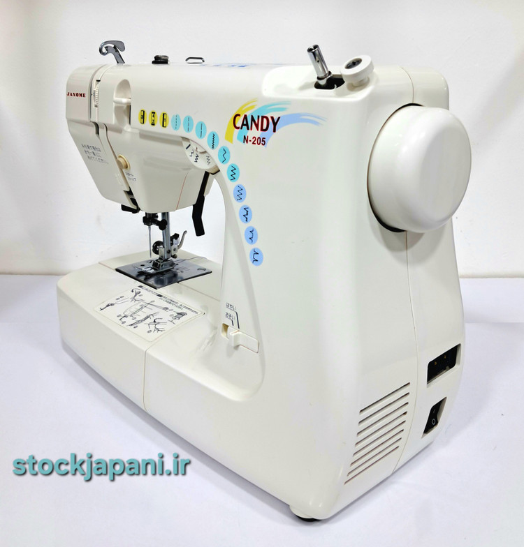 چرخ خیاطی ژانومه مدل639 طرحN-205 استوک