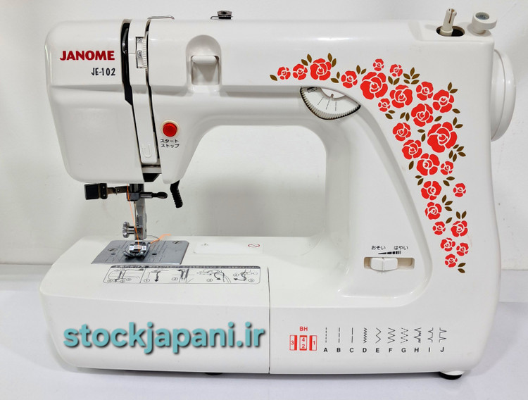 چرخ خیاطی ژانومه مدل639 طرح JE-102 استوک