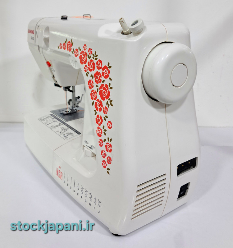 چرخ خیاطی ژانومه مدل639 طرح JE-102 استوک