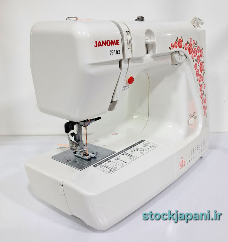 چرخ خیاطی ژانومه مدل639 طرح JE-102 استوک