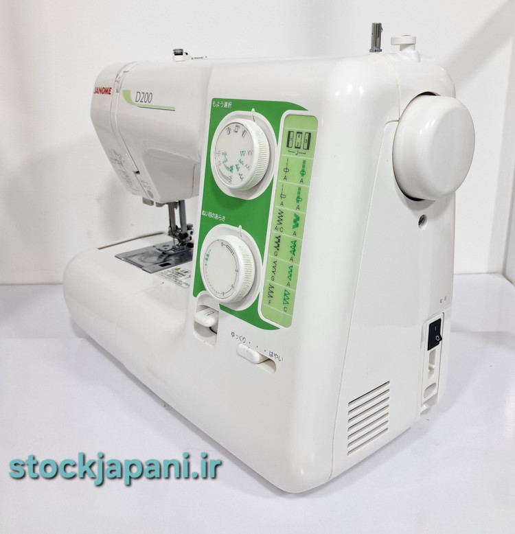 چرخ خیاطی ژانومه مدل751 طرحD200 استوک