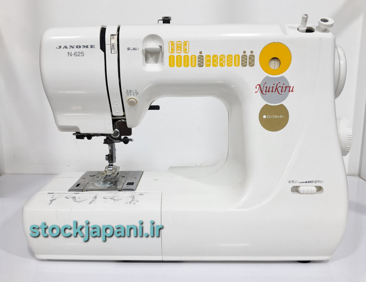 چرخ خیاطی ژانومه مدل660 طرحN-625 استوک