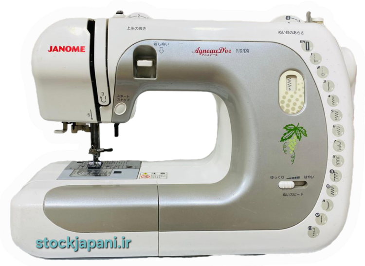چرخ خیاطی ژانومه مدل502 طرحY101DX استوک
