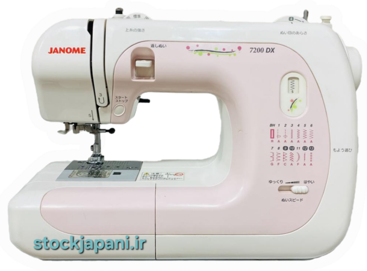چرخ خیاطی ژانومه مدل502 طرحDX7200 استوک