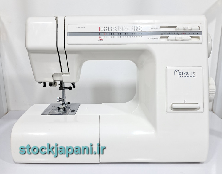 چرخ خیاطی ژانومه مدل643 طرح پلیر18 استوک ژاپنی